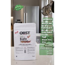 OBST Doğal Temizlik Için Katı Karbonat Mutfak Banyo Tuvalet 75 gr