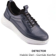 Detector Hakiki Deri • Özel Dokulu Tasarım • Ortopedik Ultra Hafif Erkek Ayakkabı (Premium Serisi) 1051-1