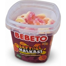 Bebeto Şeftali Halka Yumuşak Şeker 150 G Kova