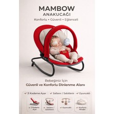 Quero Mambow Ana Kucağı, Premium Cotton, 3 Kademe Ayarı, Sallanır, Sabitlenir, Oyuncaklı Ana Kucağı, Nefes Alabilen Kumaş, Terletmez, Yumuşak Pedli Ana Kucağı