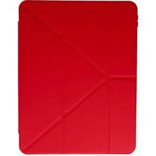 sbodurhome  iPad 2022 10.9 (10.nesil) Kılıf Kalemlikli Mars Tablet Kılıfı - Kırmızı
