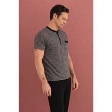 %100 Koton Pijama Takımı Uzun