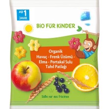 Naturion Organik Havuç Frenk Üzümü Elma Portakal Sulu Tahıl Patlağı 30 gr