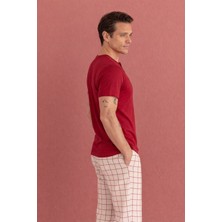 %100 Koton Pijama Takımı Uzun