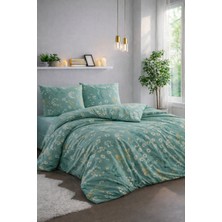 Bella Home Kristal Çift Kişilik Ranforce Nevresim Takımı - 4 Parça - %100 Pamuk - Orijinal Lüks Kutu