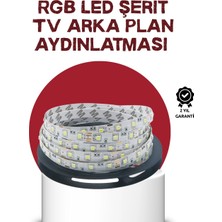 sbodurhome Kendinden Yapışkanlı LED Şerit Televizyon Aydınlatması 2mt