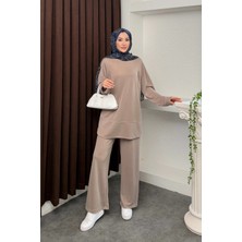Mihran Butik Kalina Model Ithal Pike Kumaş Cep Detaylı Kadın Takım