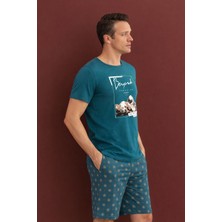 %100 Koton Pijama Takımı Şort