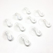 sbodurhome Vantuz Öpücük Askılı Büyük 10'lu 4cm