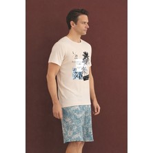 %100 Koton Pijama Takımı Şort