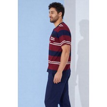 %100 Koton Pijama Takımı Uzun