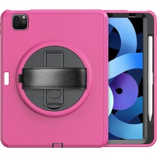 sbodurhome  iPad Pro 11 (2018) Kılıf Hand Strap Tablet Kılıfı - Pembe