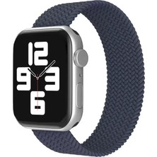 Naturion Newface Apple Watch 38MM Ayarlı Solo Silikon Kordon - Lacivert