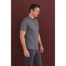 %100 Koton Pijama Takımı Uzun