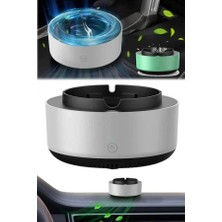 sbodurhome Elektronik Akıllı Küllük Hava Temizleyici Kokusuz Kül Tablası Anti-Duman