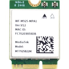 Store Of Wifi Mediatek MT7925  Wi-Fi 7 Ağ Kartı