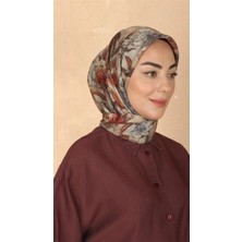 Lo'cella Pamuklu Soft Eşarp 4566-7 Bej