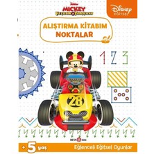 Naturion Nessiworld Eğitsel Mickey ve Çılgın Yarışçılar Alıştırma Kitabım Noktalar