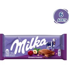 Milka Fındıklı & Üzümlü Tablet Çikolata 80G - 6 Adet