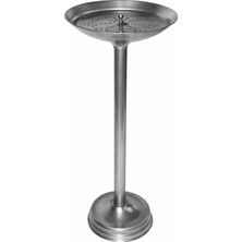 Hijyen Dükkanı Vıp Telli Küllük 30 cm Çap 65 cm Yükseklik Boyalı Metal Gövde Delikli Söndürme Tablalı Ayaklı Küllük S-281