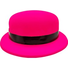 Starseven Neon Partisi Pembe Renk Melon Plastik Parti Şapkası