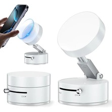 The Wlue Magsafe Uyumlu Vantuzlu Kilitli Telefon Tutucu / 180 ° Dönen / Katlanabilir