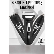 sbodurhome 3 Başlıklı Profesyonel Tıraş Makinesi