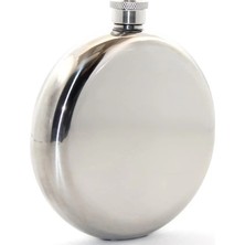 sbodurhome Paslanmaz Çelik Yuvarlak 8 Oz Tekli Matara Çelik Renk