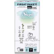Naturion Bio Natural Bebek Bezi Fırsat Paketi 2 Beden 3-6 kg 48 Adet