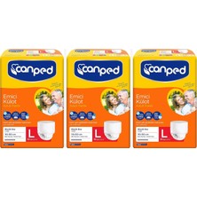 Canped Emici Külot L Beden Büyük Boy Hasta Bezi 90 Adet 3X30 Paket