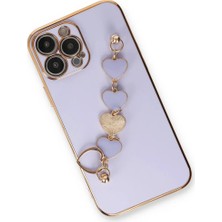 sbodurhome  Iphone 14 Pro Kılıf Esila Silikon - Lila