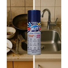 Delete Çok Amaçlı Yağ Kir Leke Çözücü Genel Temizleyici Köpük 200 ml