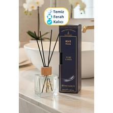Kiril Home Beyaz Sabun Ahşap Kapaklı Bambu Çubuklu Premium Oda Kokusu 100 ml