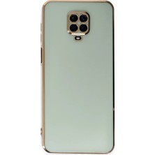 sbodurhome  Xiamoı Redmi Note 9 Pro Kılıf Volet Silikon - Açık Yeşil