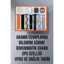 sbodurhome Akıllı Saat 7 Kordonlu Metal,plastik ve Hasır Kordon Seçeneği