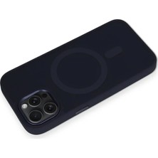 sbodurhome  Iphone 15 Pro Kılıf Oslo Magsafe Kapak - Lacivert