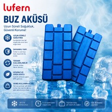 Lufern 1 Adet Buz Aküsü 12 Saat Termal Soğutma Kamp Piknik Seyahat Yiyecek Içecek Çanta Soğuk Kutusu