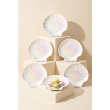 Perotti Pearl 6 Kişilik Porselen Pasta Tabağı 19,5 cm