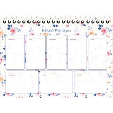 Keskin Color Keskin 17 x 24 52 Yp. Trend Haftalık Spiralli Planner - Beyaz