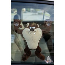 Vagon Toys Tazmanya Canavarı Vantuzlu Araç Camı Peluş Süsü – 30 cm Yumuşak Araç Içi Aksesuar & Hediye