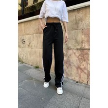 Naturion Paça Şeritli Wide Leg