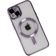sbodurhome  Iphone 14 Kılıf Kross Magneticsafe Kapak - Mor
