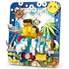Naturion P881503 Teddy Ayı Resim 417 Parça Block Oyuncak