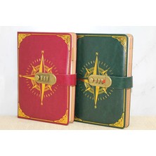 sbodurhome Özel Tasarım Şifreli Deri Defter
