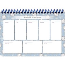 Keskin Color Keskin 17 x 24 52 Yp. Trend Haftalık Spiralli Planner - Mavi