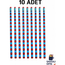 Masis Silgili Kurşun Kalem Bordo Mavi Trabzonspor 10 Adet
