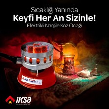 sbodurhome Yuvarlak Galvaniz Elektrikli Nargile Köz Ocağı