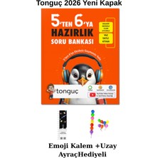 Tonguç Akademi Tonguç 5'ten 6'ya Hazırlık Kitabı 2026 Yeni Kitap(Uzay A.+Emoji Kalem Hediyeli)