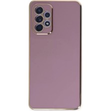 Starseven Newface Galaxy A52 Kılıf Volet Silikon - Mor