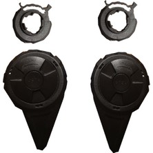 Ls2 Aırflow 2 Kask Yan Kapak Set+Vida Set Orijinal Yedek Parça Siyah Renkli